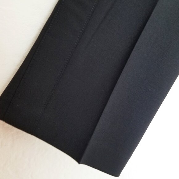 Vince. Classic Black Side Strapping Trouser Pants Size 8 Wool Blend Pockets $265 - Picture 11 of 15